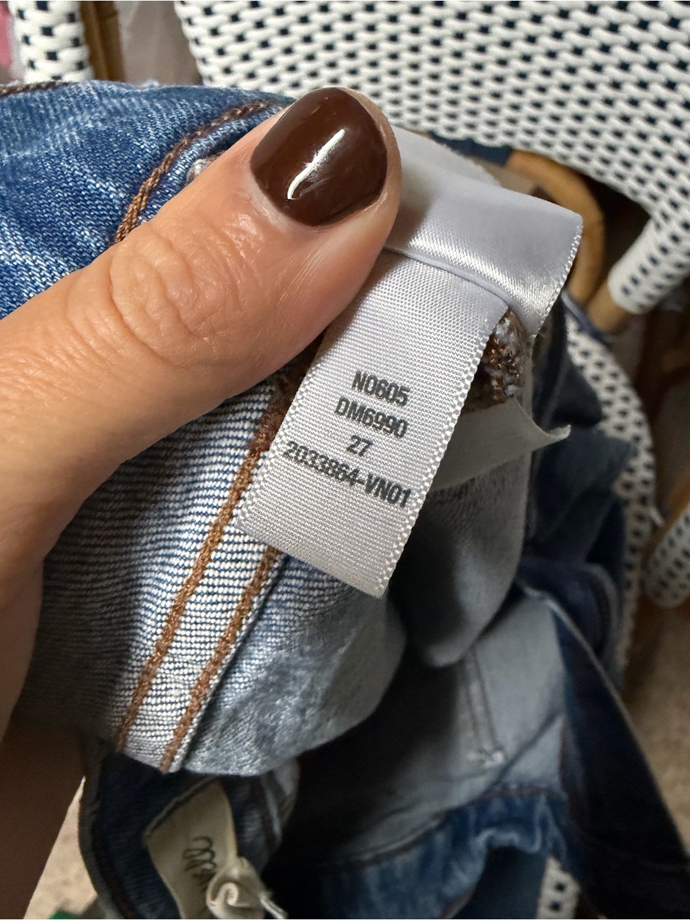 Madewell wide leg Women's Blue Denim Jeans - Size 27